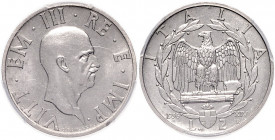 ITALIEN, Vittorio Emanuele III., 1900-1946, 2 Lire 1936 R.
selten, PCGS MS-64
KM 78