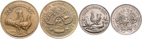GEFLÜGEL, HAMBURG, Medaille 1902 von Lorenz & Sohn a.d. 2. Preis des Hamburg-Altonaer Vereins für Geflügelzucht. 14,87g; 35mm (kl.Kratzer, vz). DAZU:B...