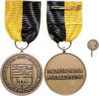 JUBILÄEN UND ANLÄSSE, SACHSEN-ANHALT, Hochwasser-Medaille 2002 des Landes Sachsen-Anhalt in Anerkennung der bei der Bewältigung des Hochwassers im Aug...