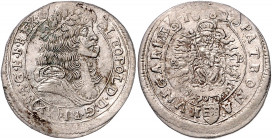 HAUS HABSBURG, Leopold I., 1657-1705, 15 Kreuzer 1682 KB, Kremnitz.
kl.prägeschw., ss+
Her.1049