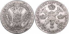 HAUS HABSBURG, Franz I., 1745-1765, Kronentaler 1755, Antwerpen. 29,40g.
ss
Dav.1283; Her.214