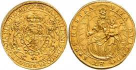 BAYERN, Maximilian I., 1598-1651, Doppeldukat 1618, München. 6,80g.
GOLD, vz
Frbg.191; Hahn 63