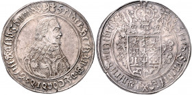 BRAUNSCHWEIG UND LÜNEBURG, LINIE LÜNEBURG-CELLE, Friedrich von Celle, 1636-1648, Reichstaler 1642 LW, Clausthal. 28,99g.
ss
We.1414; Dav.6494; Fiala...