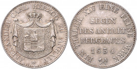 ANHALT-BERNBURG, Alexander Carl, 1834-1863, Ausbeutetaler 1834.
vz-st
AKS 15; T.2; Dav.502