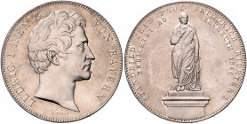 BAYERN, Ludwig I., 1825-1848, Geschichtsdoppeltaler 1841. Standbild Richters.
vz-st
AKS 102; T.79; Dav.586
