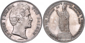 BAYERN, Ludwig I., 1825-1848, Geschichtsdoppeltaler 1847. Mespelbrunn.
f.st
AKS 110; T.87; Dav.596