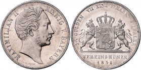 BAYERN, Maximilian II., 1848-1864, Doppeltaler 1856.
f.st
AKS 146; T.91; Dav.601