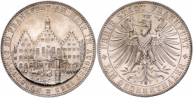 FRANKFURT, Freie Stadt, 1815-1866, Vereinstaler 1863. Fürstentag.
f.st
AKS 45; T.147; Dav.654