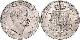 HANNOVER, Ernst August, 1837-1851, Taler 1841 S.
vz+
AKS 104; T.162; Dav.670