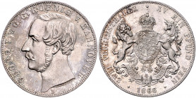 HANNOVER, Georg V., 1851-1866, Doppeltaler 1866 B.
f.st
AKS 143; T.175; Dav.683