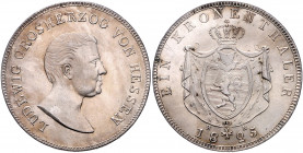 HESSEN-DARMSTADT, Ludwig I., 1806-1830, Kronentaler 1825.
f.st
AKS 72; T.193; Dav.700