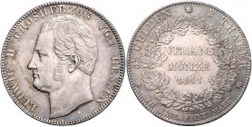 HESSEN-DARMSTADT, Ludwig II., 1830-1848, Doppeltaler 1841.
f.st
AKS 99; T.195; Dav.702