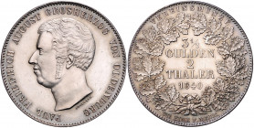 OLDENBURG, Paul Friedrich August, 1829-1853, Doppeltaler 1840.
Prachtex. von polierten Stempeln, f.st
AKS 8; T.239; Dav.751