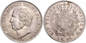 OLDENBURG, Paul Friedrich August, 1829-1853, Taler 1846 B.
f.vz
AKS 9; T.240; Dav.752