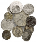 PREUSSEN, Friedrich Wilhelm III., 1797-1840, Taler 1818 A. DAZU:12 weitere Kleinmünzen (Silber) aus Mecklenburg, Hamburg, Niederlande/Belgien, Hessen,...