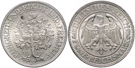 WEIMARER REPUBLIK, 1919-1933, 5 Reichsmark 1927 F. Eichbaum.
st
J.331