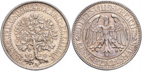 WEIMARER REPUBLIK, 1919-1933, 5 Reichsmark 1929 A. Eichbaum.
vz
J.331