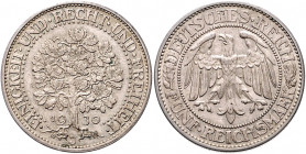 WEIMARER REPUBLIK, 1919-1933, 5 Reichsmark 1930 J. Eichbaum.
f.vz
J.331; AKS 25