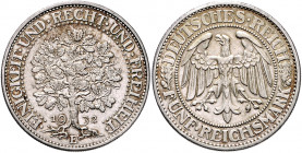 WEIMARER REPUBLIK, 1919-1933, 5 Reichsmark 1932 E. Eichbaum.
f.st
J.331