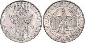 WEIMARER REPUBLIK, 1919-1933, 5 Reichsmark 1929 E. Meissen.
st
J.339