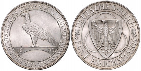 WEIMARER REPUBLIK, 1919-1933, 5 Reichsmark 1930 F. Rheinlandräumung.
st
J.346