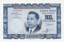 ÄQUATORIALGUINEA, Banco Central, 1000 Pesetas Guineanas 12.10.1969.
I
Pick 3