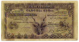 ÄTHIOPIEN, Bank of Ethiopia, 5 Thalers 01.05.1932.
IV
Pick 7