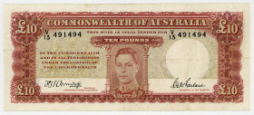 AUSTRALIEN, Commonwealth Bank of Australia, 10 Pounds ND (1942).
III
Pick 28b