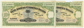 BRITISH WEST AFRIKA, West African Currency Board, 10 Shillings 25.10.1946. 2 Stück.
2 Stk., III/IV
Pick 7b