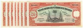 BRITISH WEST AFRIKA, West African Currency Board, 20 Shillings 01.02.1947. 8 Stück.
8 Stk., II
Pick 8b