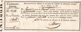 FRANKREICH, Rescriptions de L'Emprunt Force, 50 Francs 21 Nivose An IV (11.1.1796).
II
Pick A89