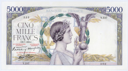 FRANKREICH, Banque de France, 5000 Francs 20.07.1939.
I-
Pick 97a