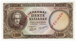 GRIECHENLAND, Bank of Greece, 5000 Drachmai 28.10.1950.
I
Pick 184s