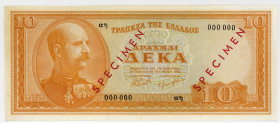 GRIECHENLAND, Bank of Greece, 10 Drachmai 15.05.1954.
I/I-
Pick 189s