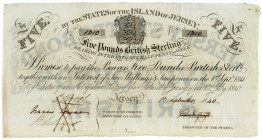 JERSEY, The States of the Island of Jersey, 5 Pounds 1.9.1840.
II-
Pick A1b