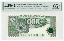NIEDERLANDE, De Nederlandsche Bank, 1000 Gulden 02.06.1994(1996).
PMG 65 EPQ
Pick 102