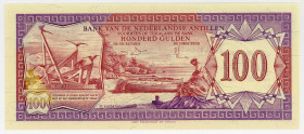 NIEDERLÄNDISCHE ANTILLLEN, Bank van de Nederlandse Antillen, 100 Gulden 09.12.1981.
I
Pick 19b