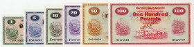 NORDIRLAND, Northern Bank Limited, 1, 5, 10, 20, 50, 100 Pounds 1980, Specimen. 6 Scheine.
I
Pick 187-192