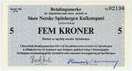 NORWEGEN , Spitzbergen, Norwegischer Teil. 5 Kroner 1978, Serie SS.
I-