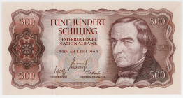 ÖSTERREICH, Oesterreichische Nationalbank, 500 Schilling 01.07.1965 (1966).
I
Pick 139
