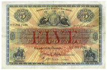 SCHOTTLAND, Union Bank of Scotland, 5 Pound 20.10.1942, Sign.Hird/Wilson.
III-
Pick S811d
