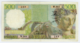 Algeria 500 Francs 1955
P# 106a; #W.864 21599289; VF