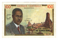 Cameroon 100 Francs 1962
P# 10; VF