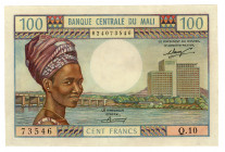 Mali 100 Francs 1972 - 1973
P# 11; #Q.10 024073546; UNC