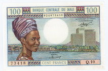 Mali 100 Francs 1972 - 1973 (ND)
P# 11; 73418; UNC