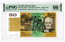 Australia 50 Dollars 1991 PMG 66 EPQ
P# 47h; UNC