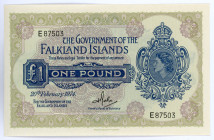 Falkland Islands 1 Pound 1974
P# 8b ; #E87503; UNC