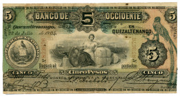 Guatemala 5 Pesos 1904
P# S176b; #873676; F