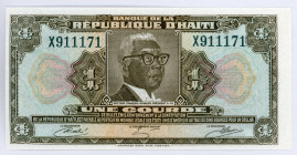 Haiti 1 Gourde 1979
P# 230Aa; #X911171; UNC