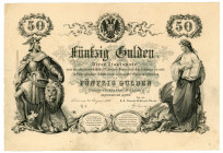 Austria 50 Gulden 1866
P# A152; # Q8; Pinhole; F